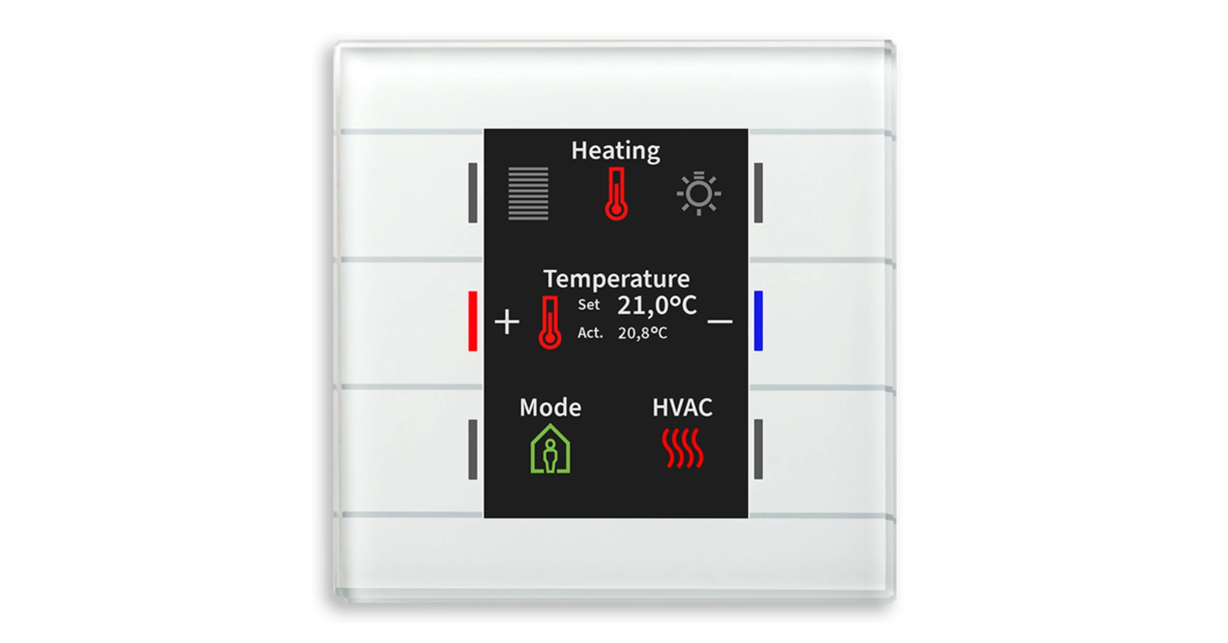 MDT BE-GT2TW.02 Glass Push-button II Smart – fehér, üveg taszter ...