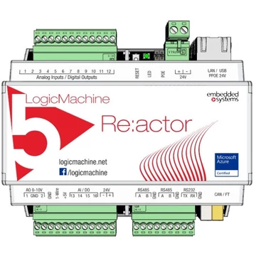 embedded systems LM5Cp2-RIO2 LogicMachine5 Reactor IO v2 Power CANx- CANx multi gateway