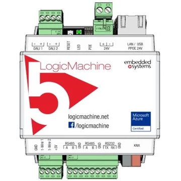 embedded systems LM5p2-DW1 LogicMachine5 Power DW1 - KNX multi gateway 