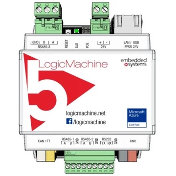 embedded systems LM5p2-KC LogicMachine5 Power KC - KNX, CAN FT multi gateway