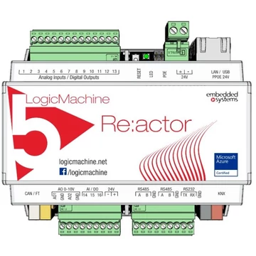 embedded systems LM5p2-RIO3 LogicMachine5 Reactor IO v3 - KNX multi gateway