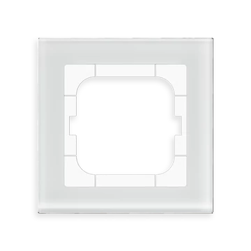 MDT BE-GTR163W.01 - 1-es fehér üvegkeret