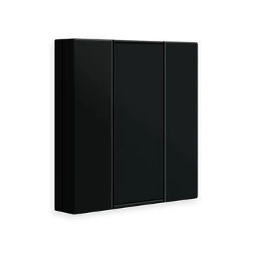 MDT BE-TA550206.02 Push-button 55 - 2 gombos fekete, matt taszter