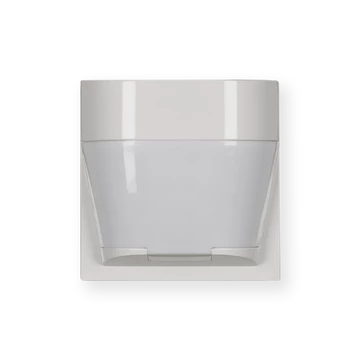 MDT PSE-B552T02.02 Motion Detector 2,2m TS 55 - oldalfali fehér, fényes mozgásérzékelő hőmérséklet mérővel