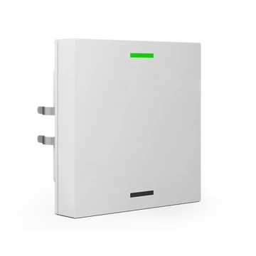 MDT RF-TAL55T102.01S RF+ Push-button Lite 55 - 2 gombos fehér, fényes RF+ taszter státusz LED-ekkel