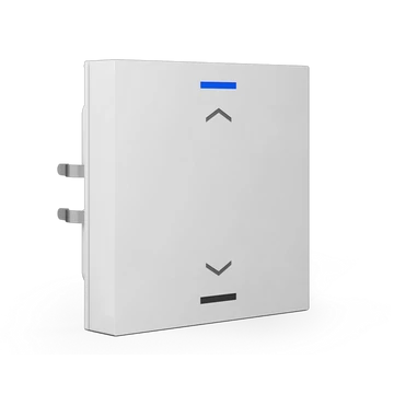 MDT RF-TAL55T102.A1S RF+ Push-button Lite 55 - 2 gombos fehér, fényes RF+ taszter státusz LED-ekkel, fel/le szimbólummal