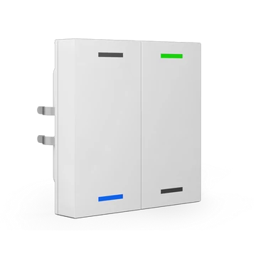 MDT RF-TAL55T202.01S RF+ Push-button Lite 55 - 4 gombos fehér, fényes RF+ taszter státusz LED-ekkel