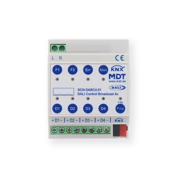 MDT SCN-DABC4.01 DALI Control Broadcast Gateway, 4 csatornás 