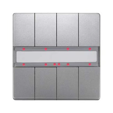 5WG1287-2AB44 - Platina szín, státusz LED-ekkel, hőmérséklet mérővel