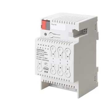 Siemens 5WG1512-1AB11 - 3 csatornás KNX kapcsoló aktor, bővíthető (16A)