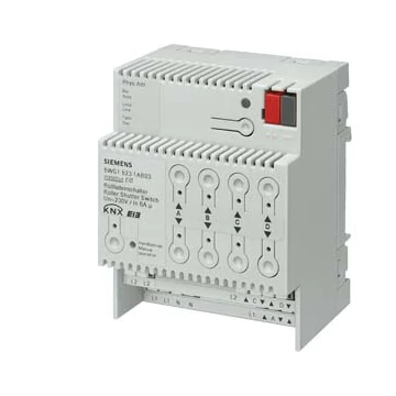 Siemens 5WG1523-1AB03 - 4 csatornás redőnyaktor AC 230 V, 6 A