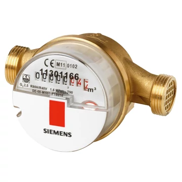Siemens WFW30.D080 - Mechanikus egysugaras vízmennyiségmérő modul csatlakozási lehetőséggel melegvízes, 80 mm