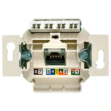 Siemens 5TG2027-1- CAT6a 1-es RJ45 informatikai betét.