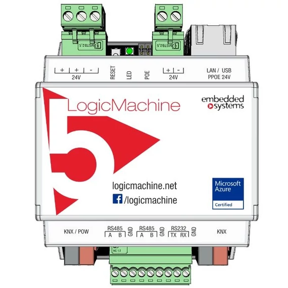 embedded systems LM5p2-PMC LogicMachine5 Power PMC - KNX multi gateway