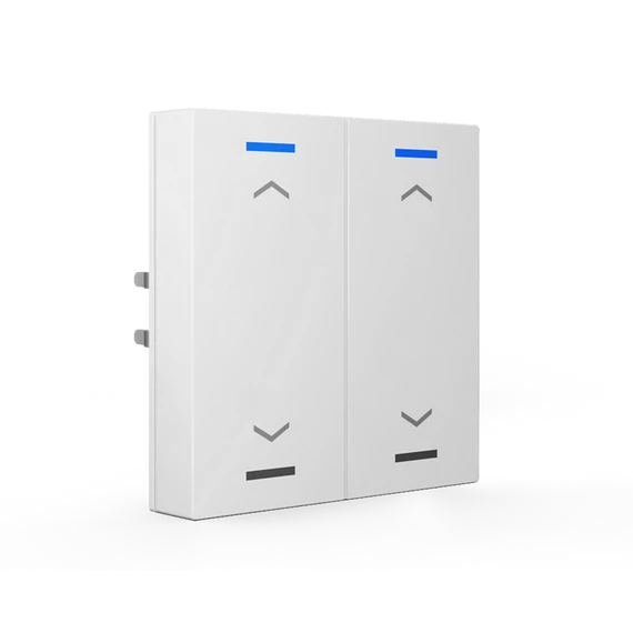 MDT BE-TAL6302.A1 Push-button Lite 63 - 4 gombos studio fehér, fényes taszter LED-ekkel,  fel/le szimbólummal