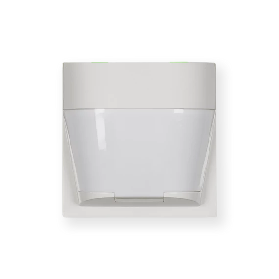 MDT PSE-B552T01.02 Motion Detector 2,2m TS 55 - oldalfali fehér, matt mozgásérzékelő hőmérséklet mérővel