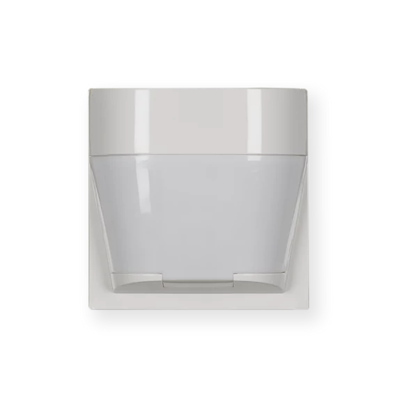 MDT PSE-B552T02.02 Motion Detector 2,2m TS 55 - oldalfali fehér, fényes mozgásérzékelő hőmérséklet mérővel