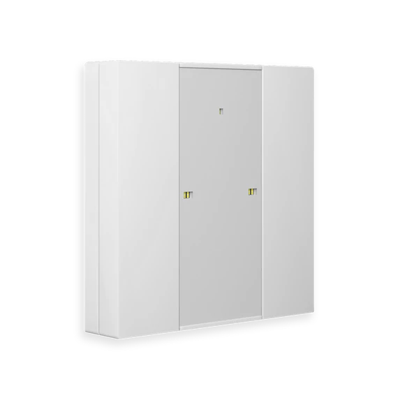 MDT RF-TA55A2.01 RF+ Push Button Plus 55 - 2 gombos fehér, matt RF taszter beépített aktorral