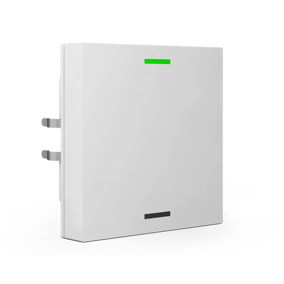 MDT RF-TAL55T102.01S RF+ Push-button Lite 55 - 2 gombos fehér, fényes RF+ taszter státusz LED-ekkel