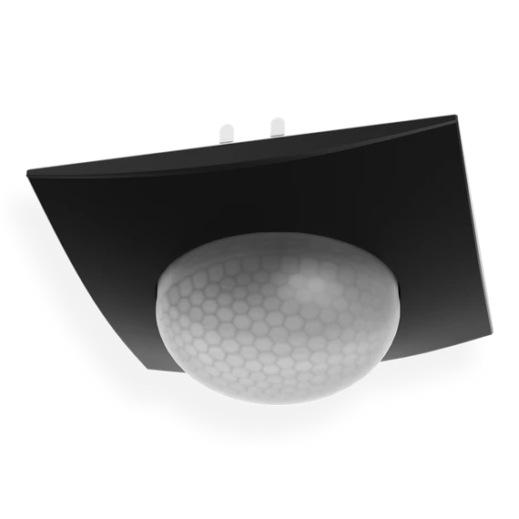 MDT SCN-P360K306.03 Presence Detector 360 – fekete, matt műanyag keretes jelenlétérzékelő konstans megvilágítás érzékeléssel