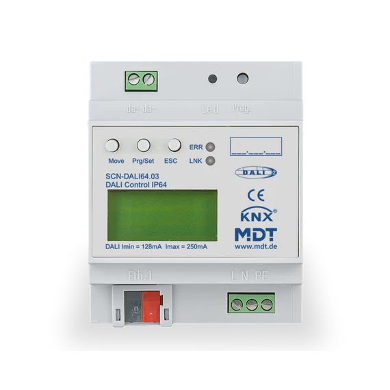 SCN-DALI64.03 - 1 csatornás DALI gateway web interfésszel