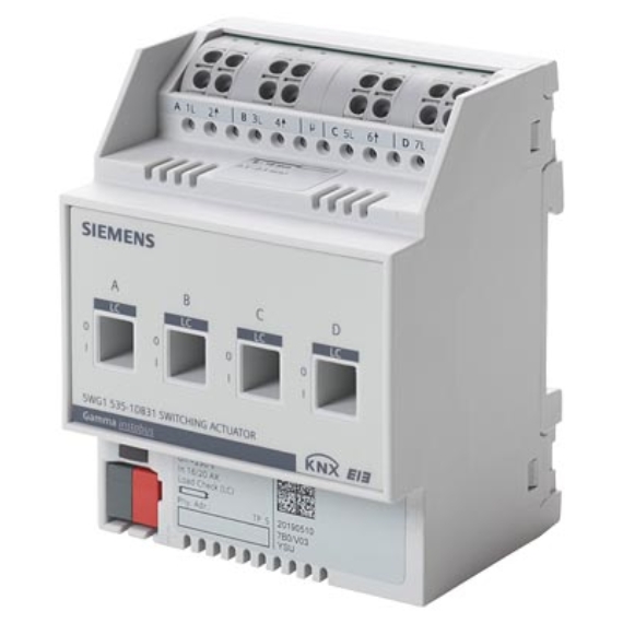 Siemens 5WG1535-1DB31 - 4 kimenetes kapcsoló aktor