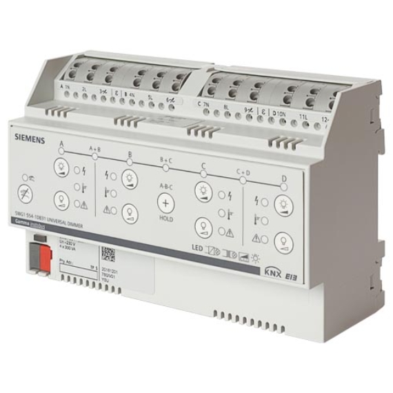 Siemens 5WG1554-1DB31 - 4 csatornás dimmelő aktor