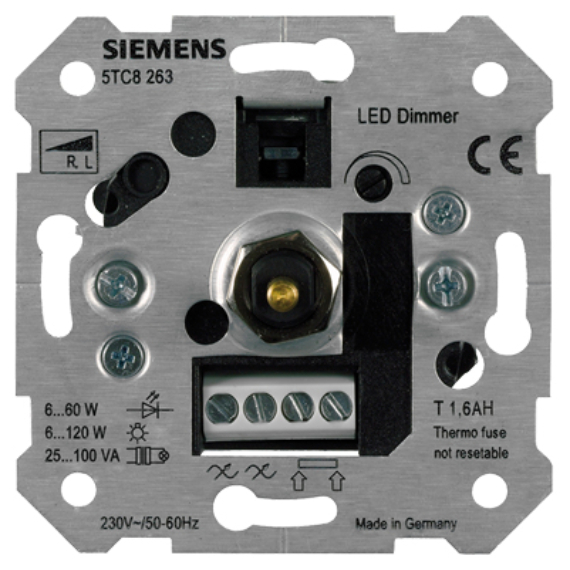 5TC8263--Siemens LED dimmer betét 6-120W-ig tekerős kivitel